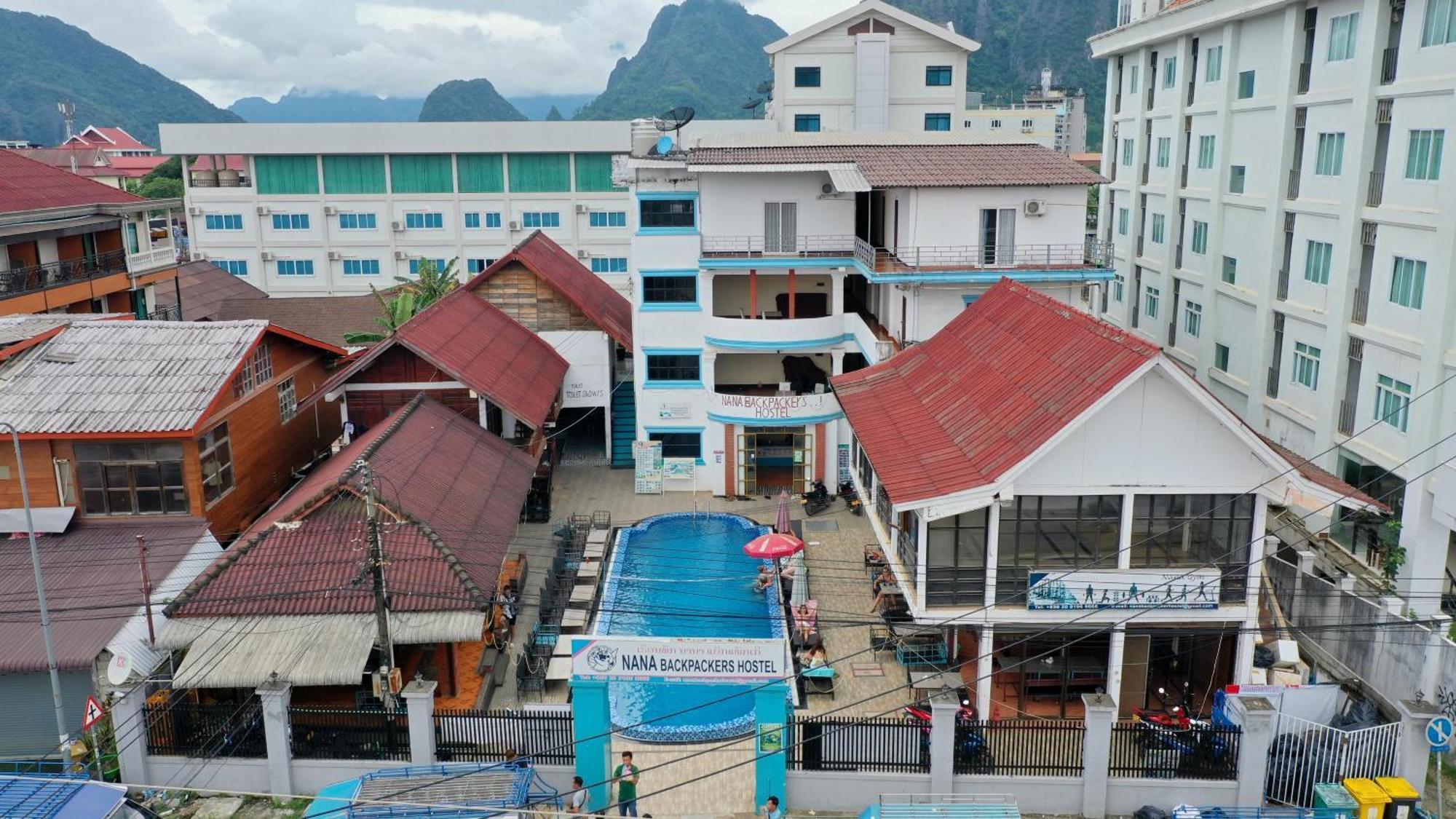 Nana Backpackers Hostel Vang Vieng Eksteriør bilde