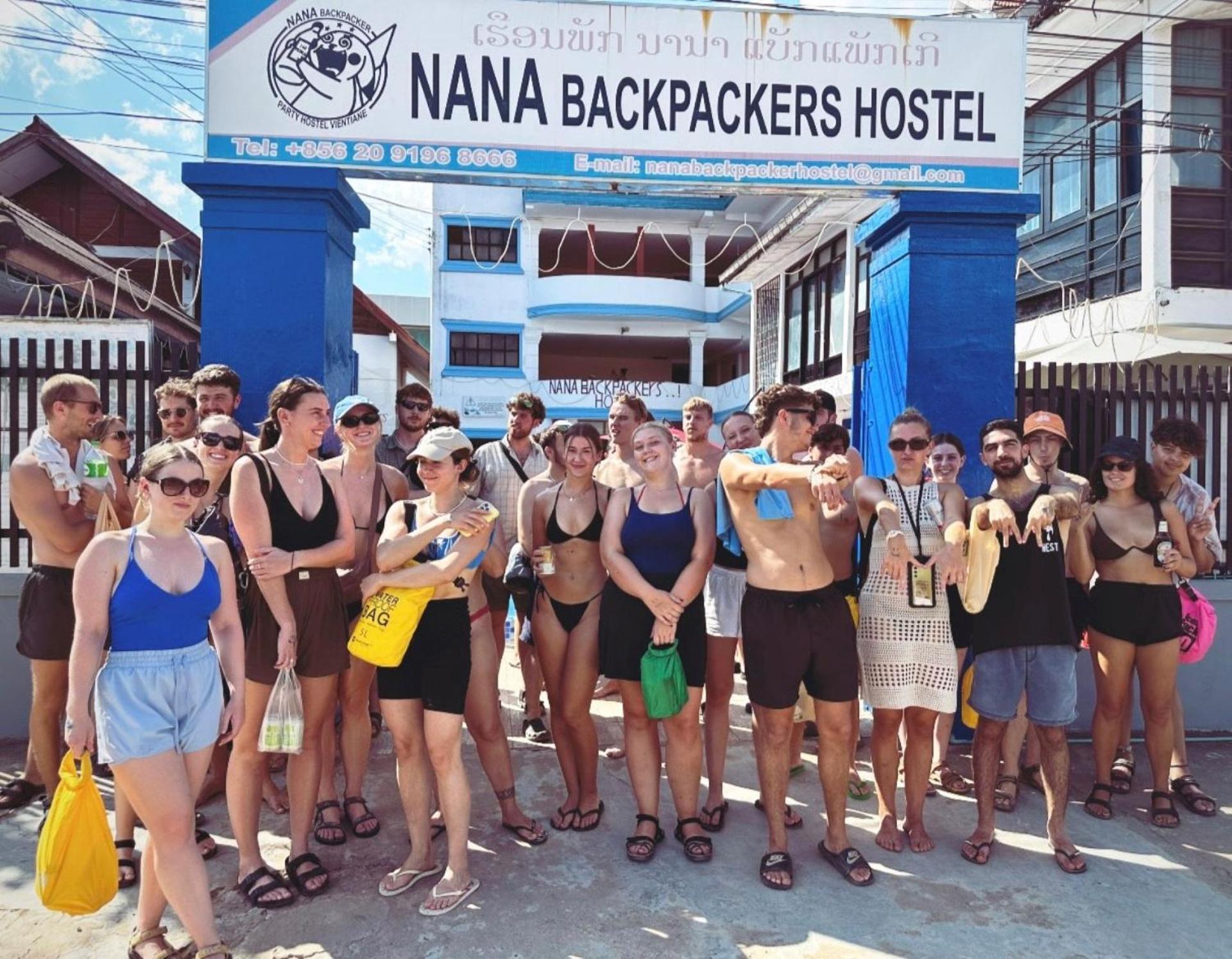 Nana Backpackers Hostel Vang Vieng Eksteriør bilde